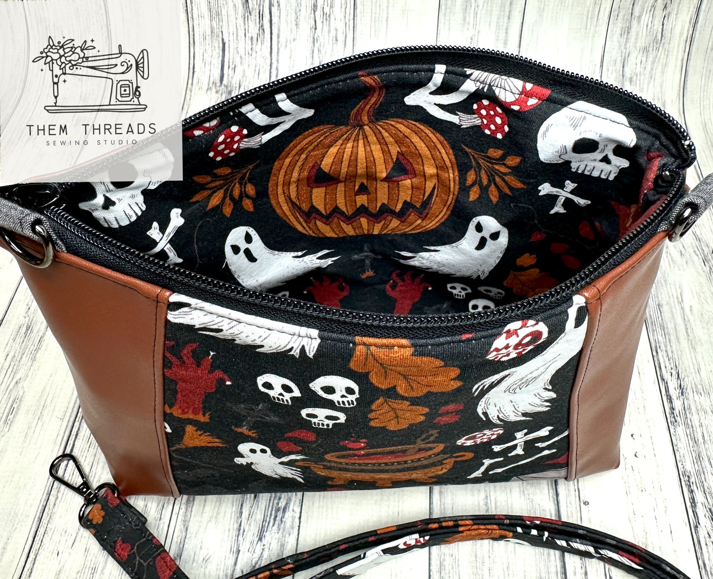 Halloween Night Crossbody Pouch