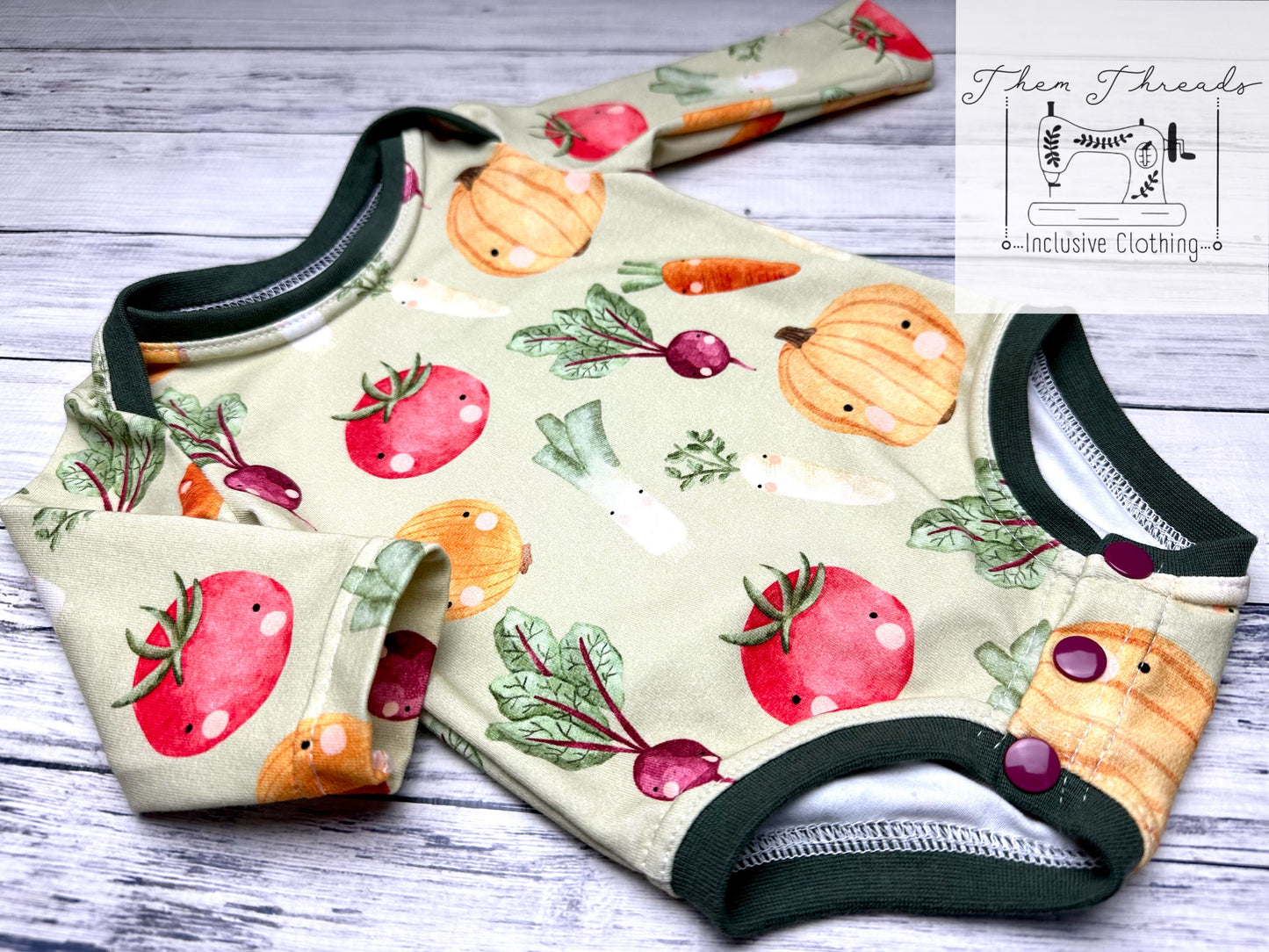Funny Vegetables Bodysuit