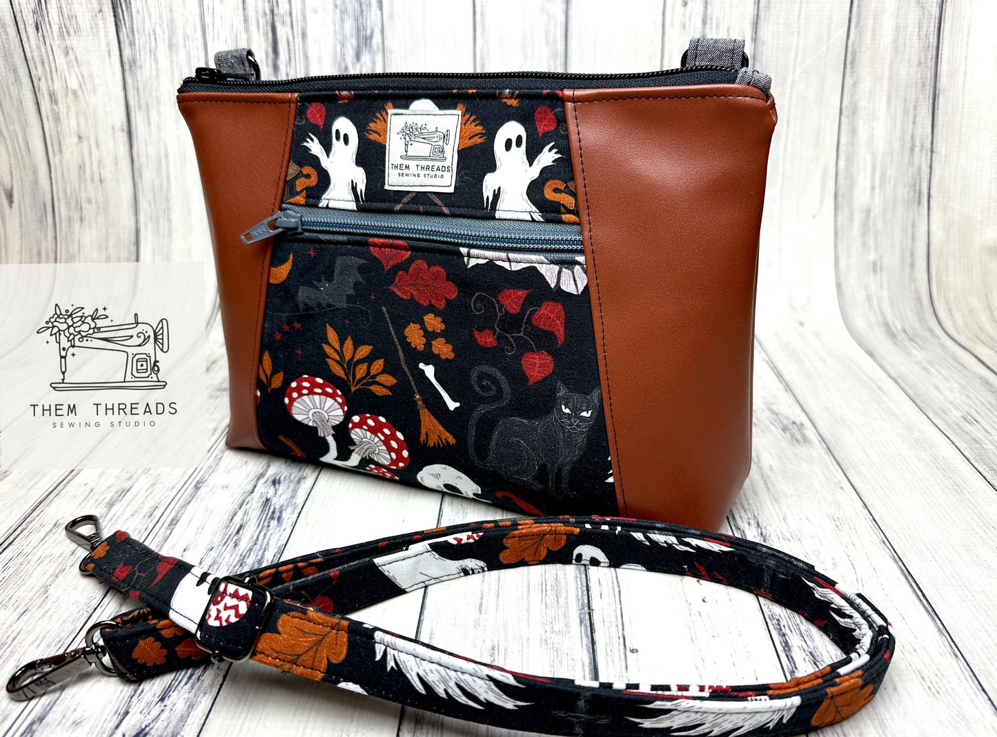 Halloween Night Crossbody Pouch
