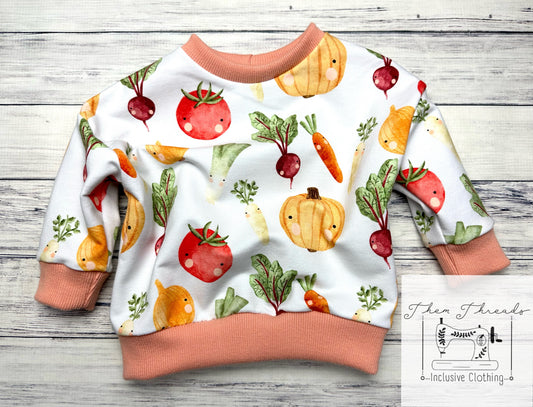 Funny Vegetable Loose Fit Sweater