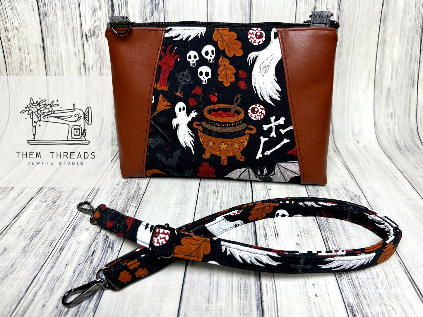 Halloween Night Crossbody Pouch